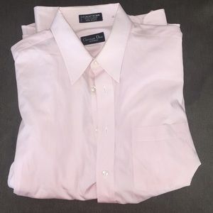 Christian Dior pink dress shirt